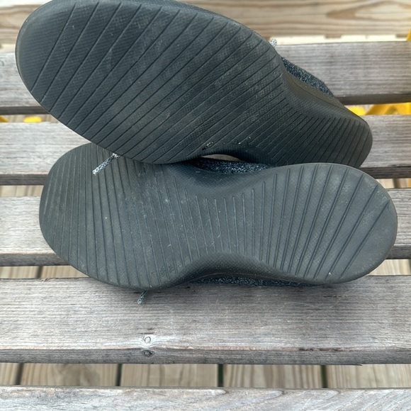 🍍 Women's Size 9 Lace Up Allbirds Wool Shoes Runners Charcoal Gray Black Sneake - Picture 5 of 5